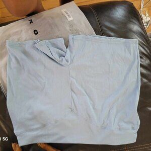 blue workout shorts never worn